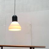 Minimalist bell-shaped pendant lamp in metal and glass, Italian by Sebastian Herkner for Classicon.