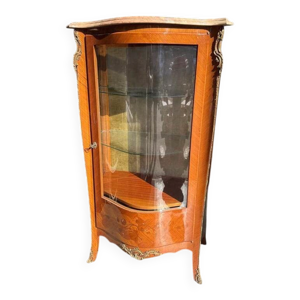 Vitrine style Louis XV - laiton