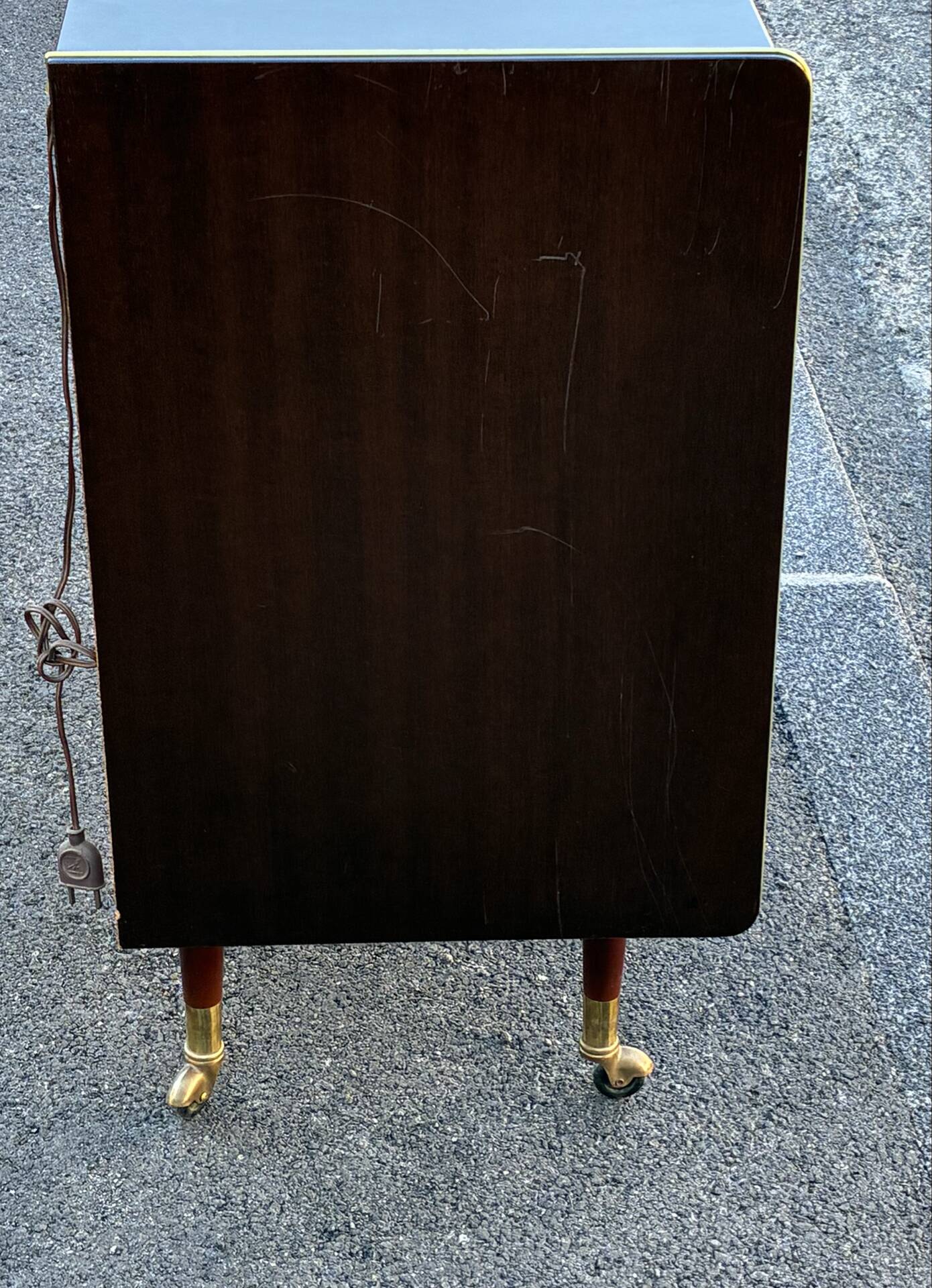 Vintage 60s TV console bar
