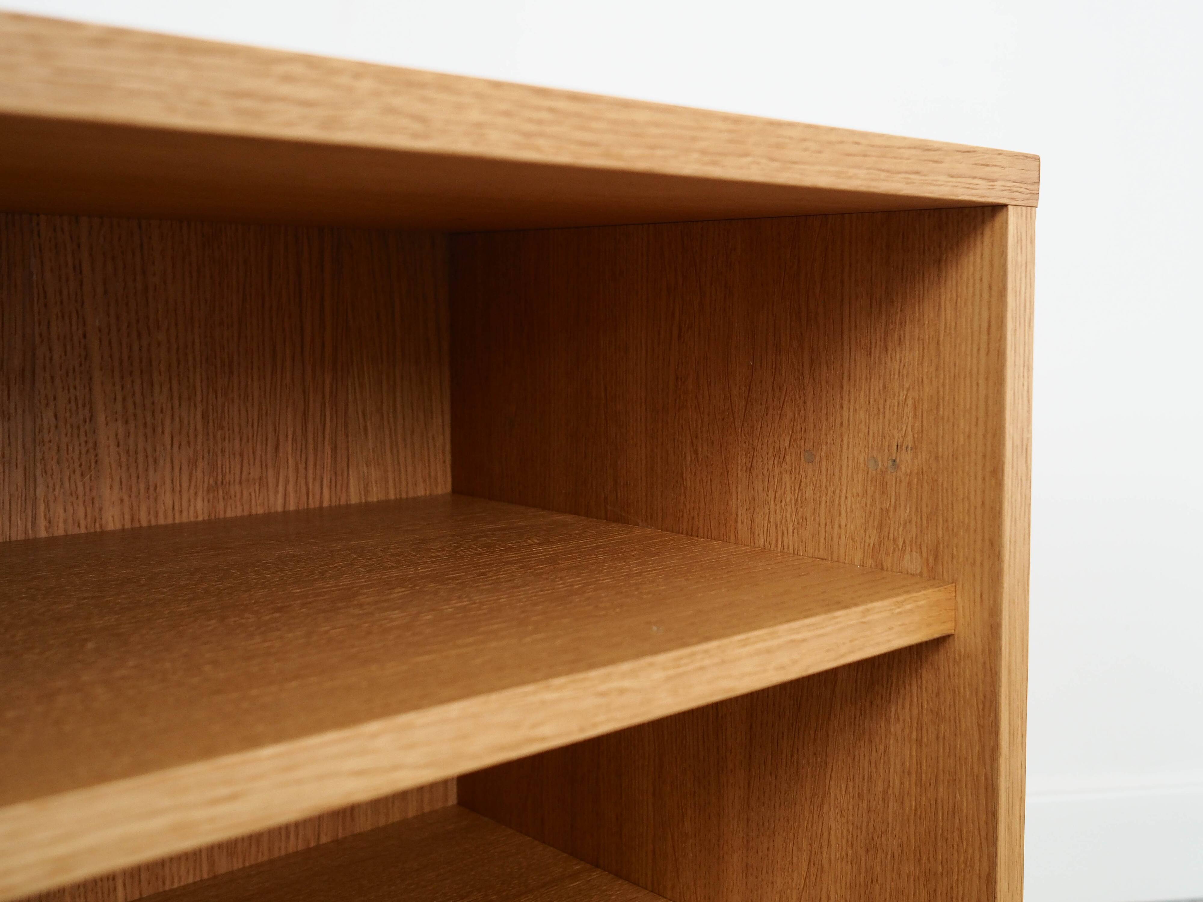 Oak bookshelf, Scandinavian design