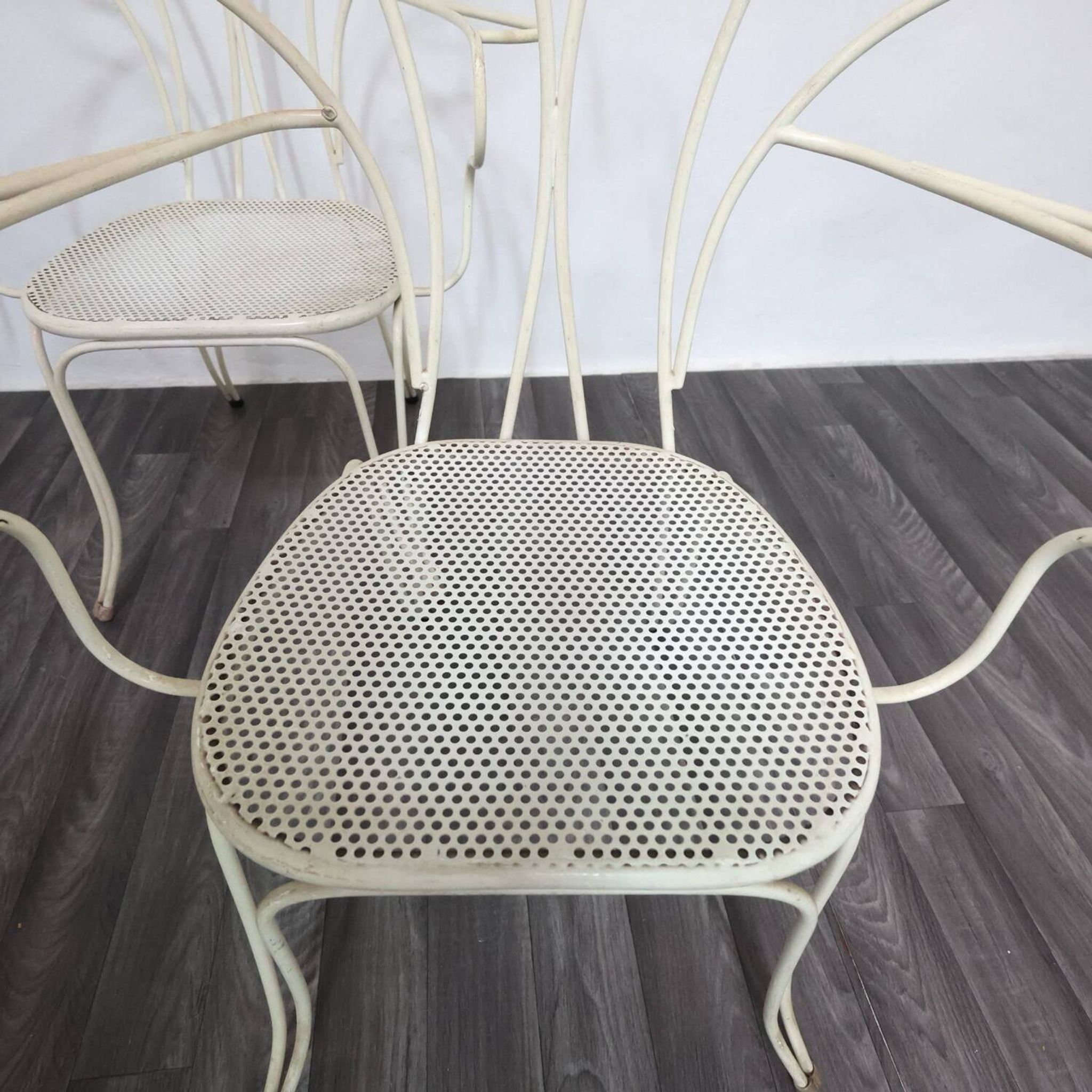 Lio Carminati Sedie Da Giardino 4 Pz Design Anni 50 Modernariato