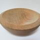Three bowls solid wood turned patinated vintage
