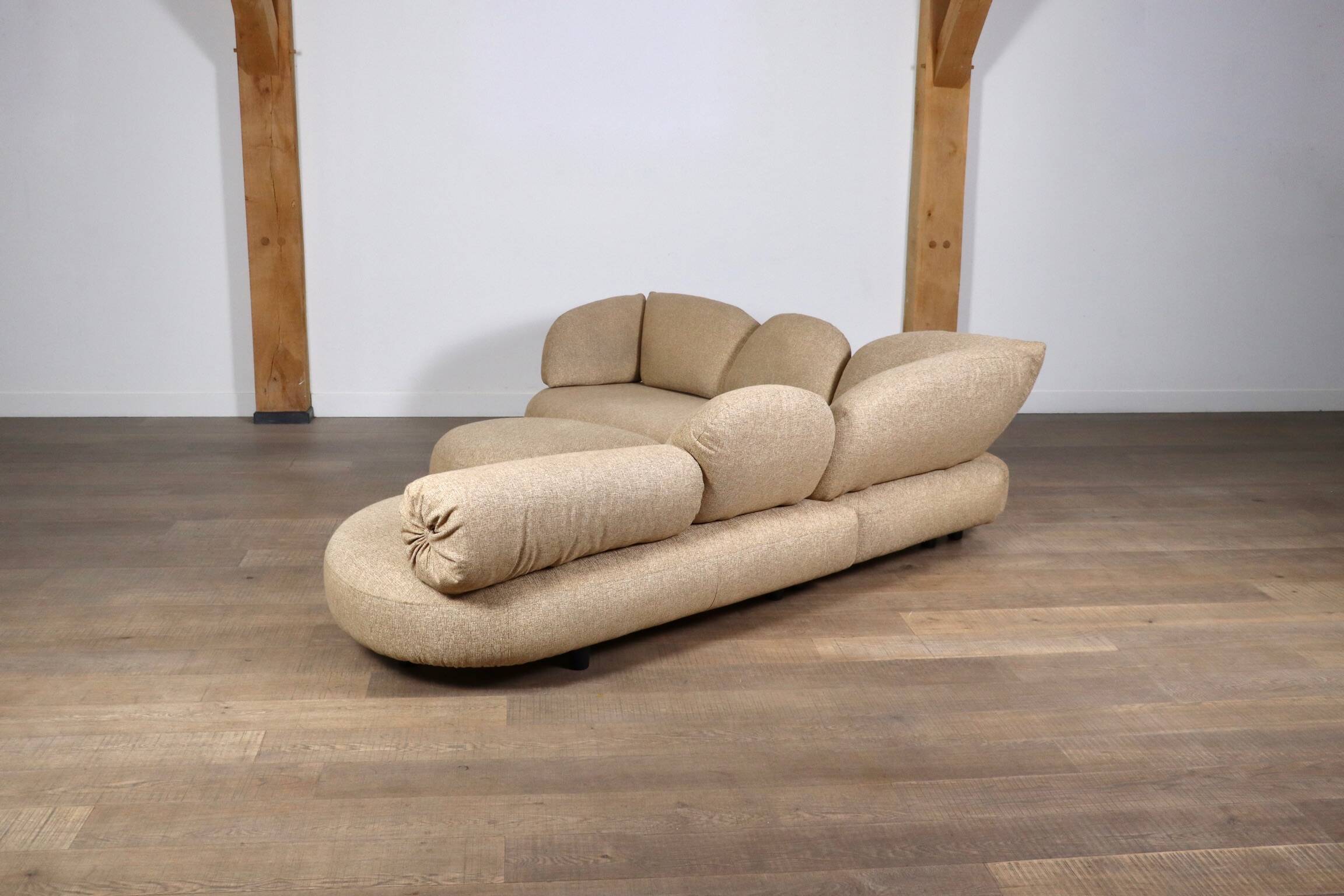 Sculptural Corner Sofa By Wiener Werkstätte, Austria 1970s