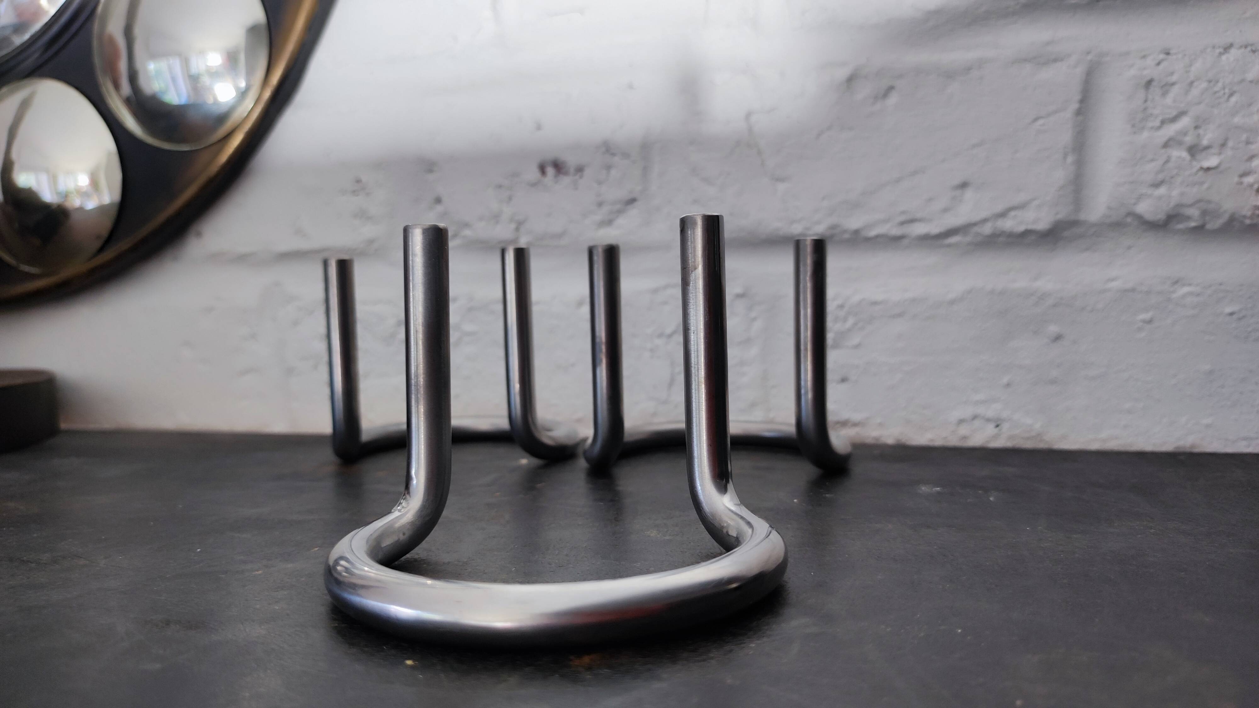 Gemini candlestick by Peter Karpf for Lundtofte from 1965