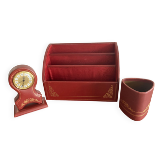 Lot de 3 accessoires de bureau Le Tanneur