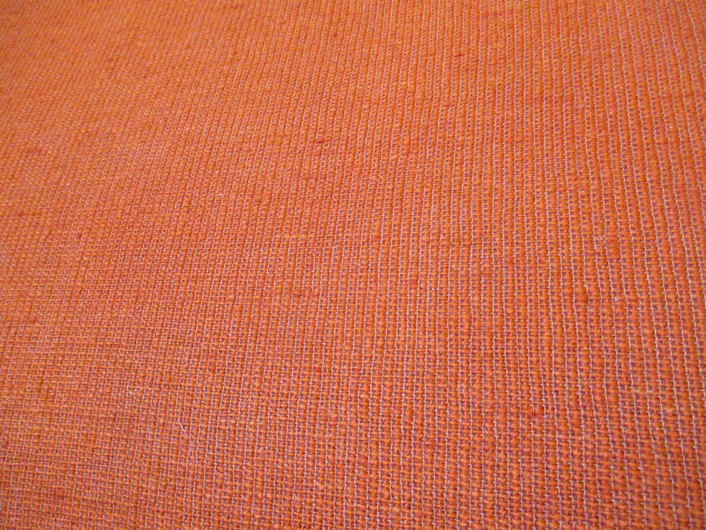 Scandinavian orange wool sofa