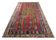 Decorative Tribal Antique Rug, Handwoven Green, Red Oriental Rug- 179x413cm