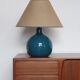Lampe en bois tourné France 1970