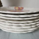 Sarreguemines Cavaillon fruit plates