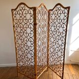 Italian three-leaf bamboo screen 1970