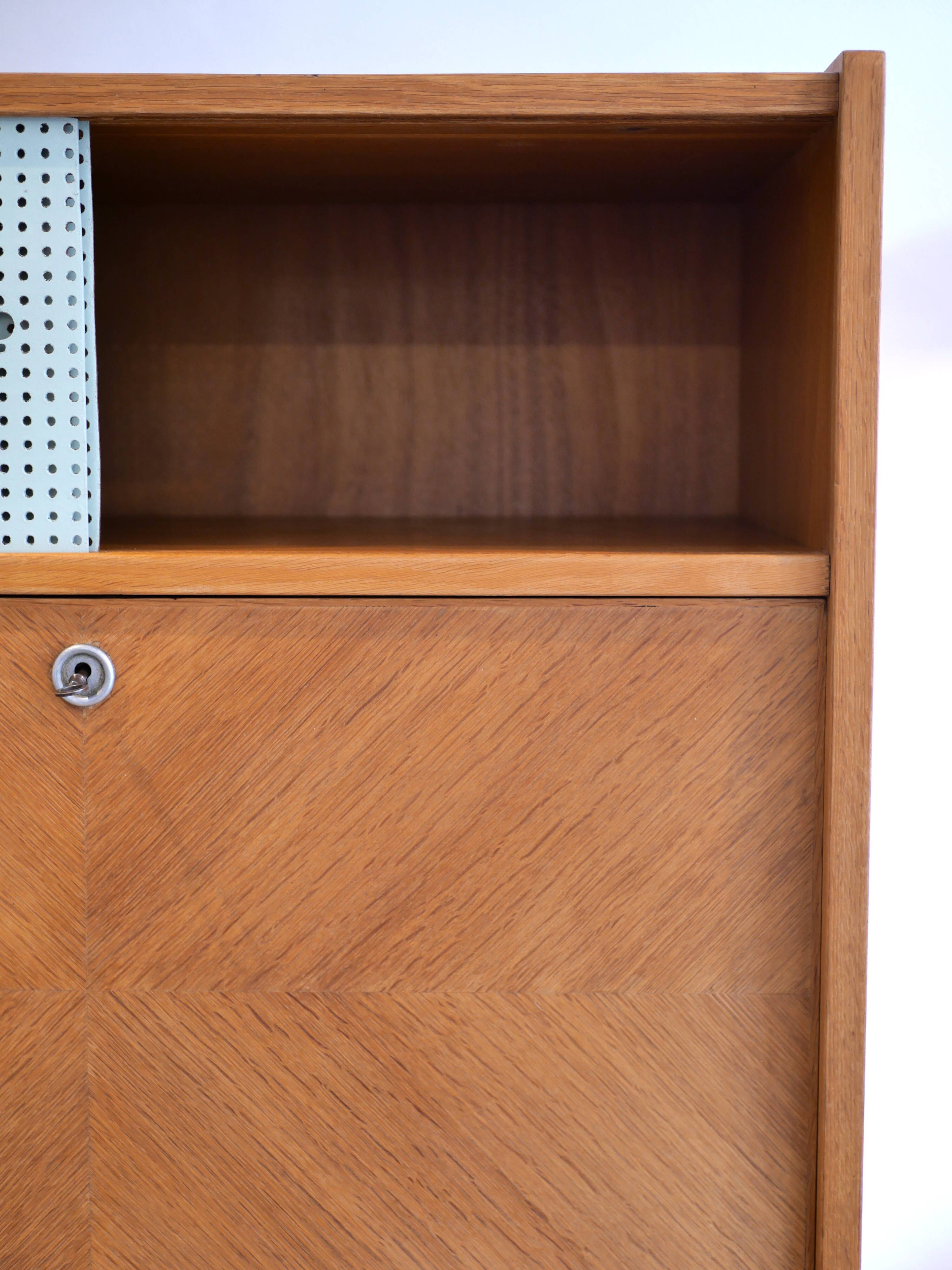 Vintage secretary with compass legs