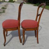 Restored Louis Philippe chairs, set of 2