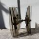 Italian smoked glass chandelier 1970 Veca