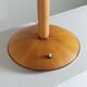Vintage wooden and brass table lamp by Temde from the 1950s.