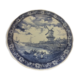 Plat en faïence Boch - Delfts