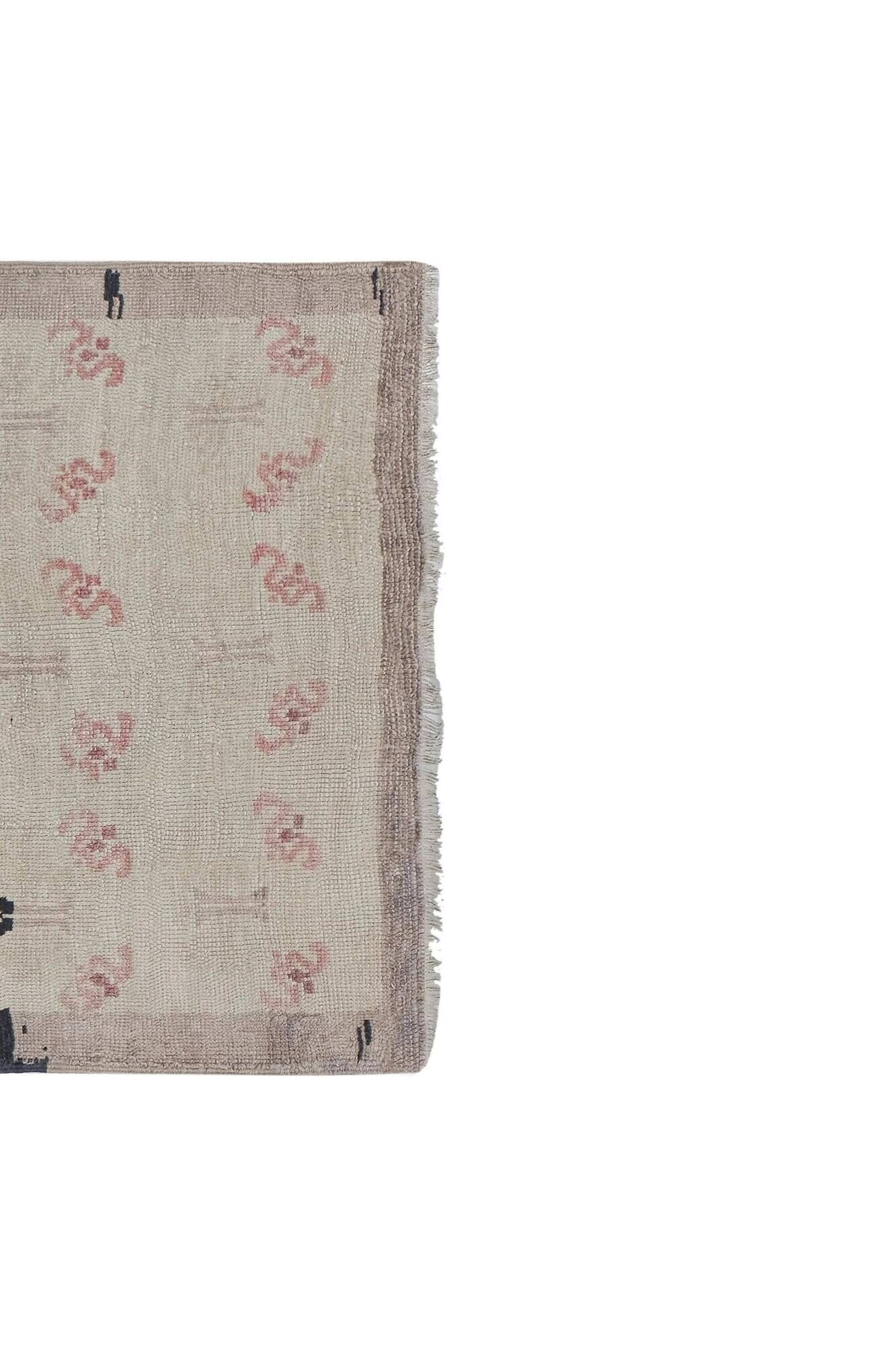 Vintage Turkish Oushak rug 93x184 cm