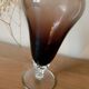 Vintage smoked blown glass vase from Empoli
