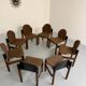 Lot de 8 chaises postmoderne THONET FLEX design Gerd Lange vintage 80 