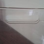 Porte-revues vintage en plexis-glace transparent années 1970