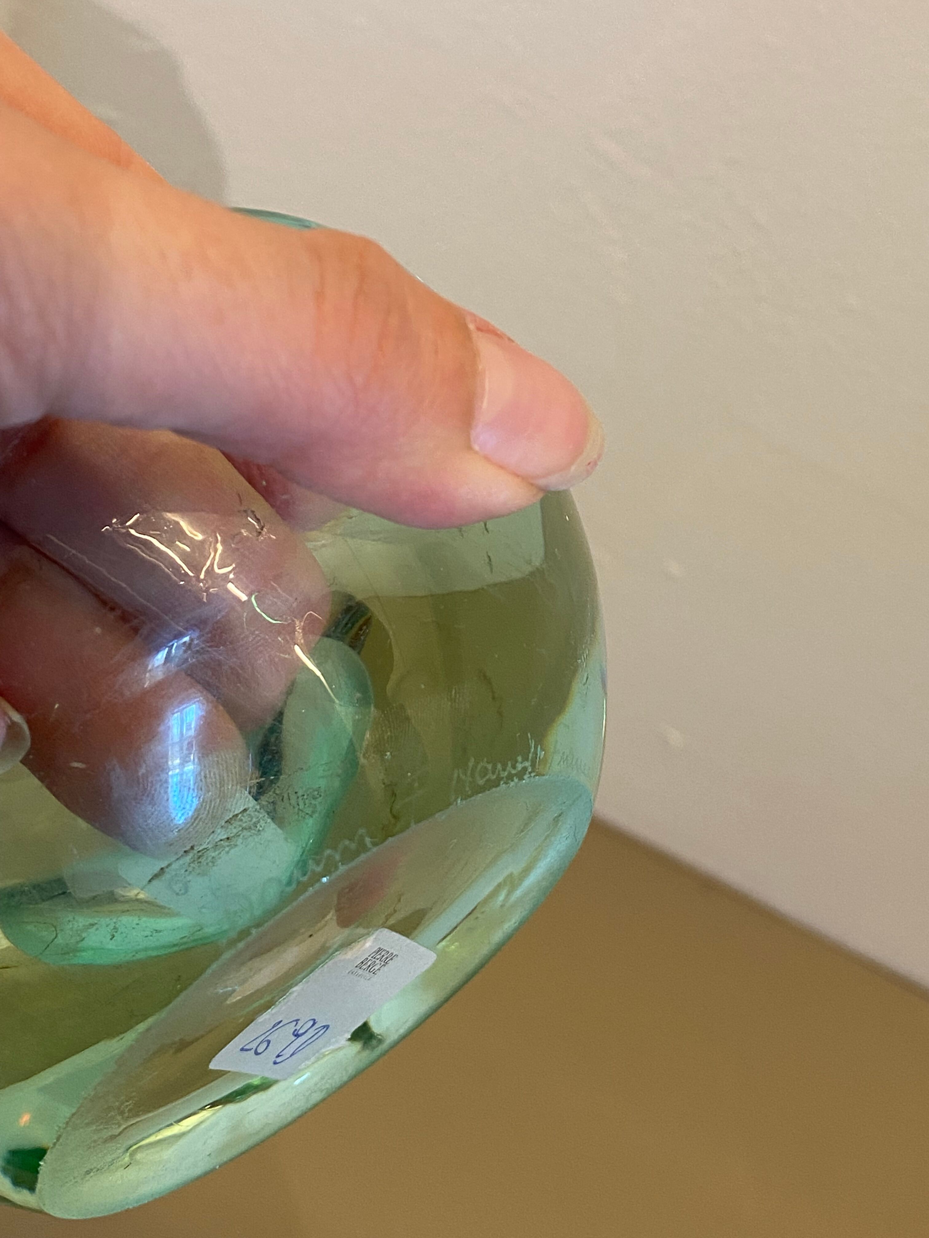 Daum crystal ashtray
