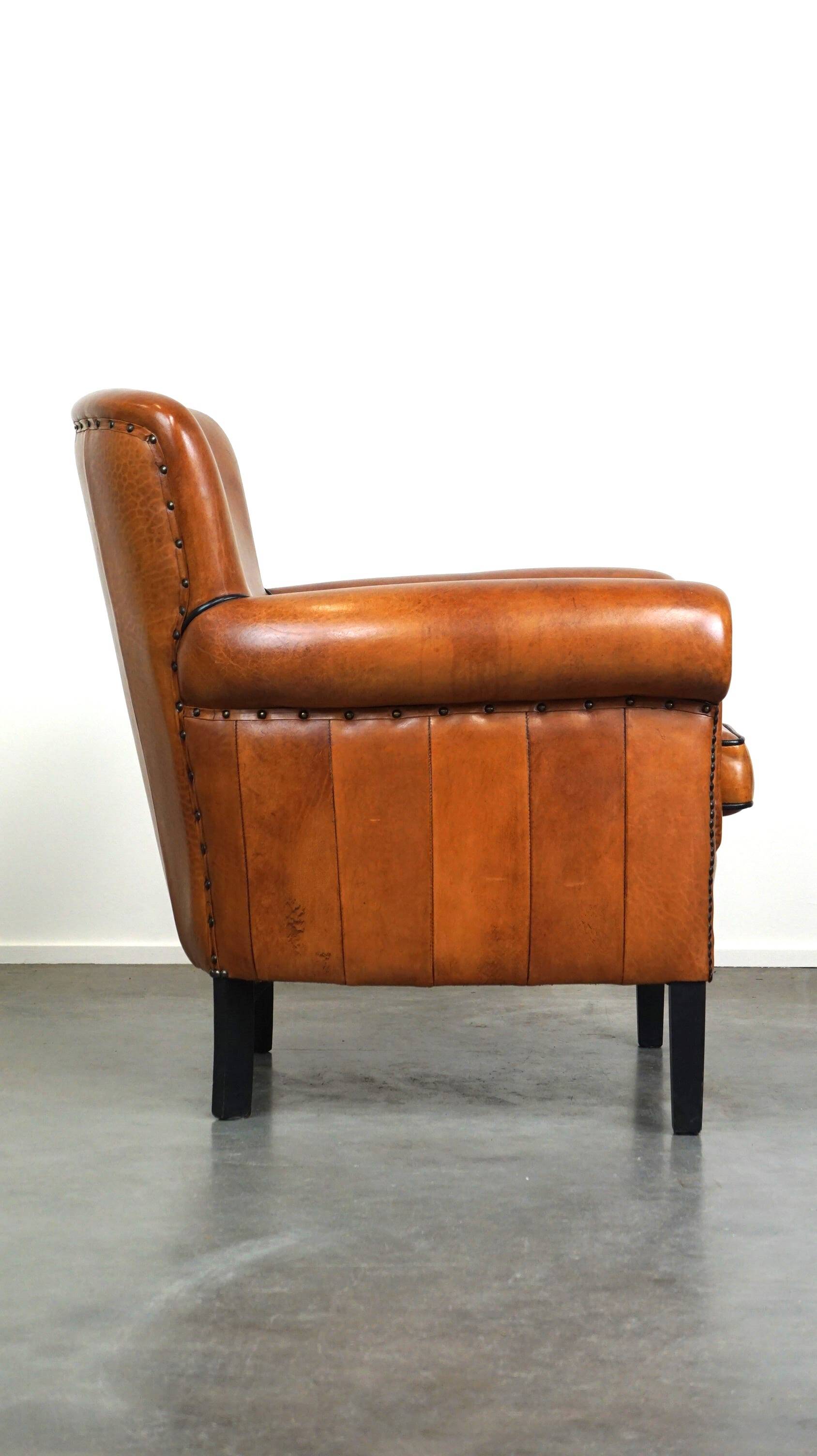Sheepskin Armchair in Excellent Condition with a Luxurious Appearance