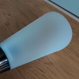 Double brass and plexiglass wall lamp Maison Lunel