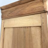 Antique two-body buffet in solid wood (restored)