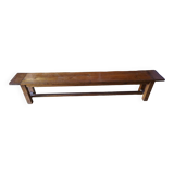 Solid oak bench