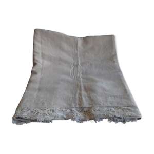 Drap en toile lourde blanc cassé