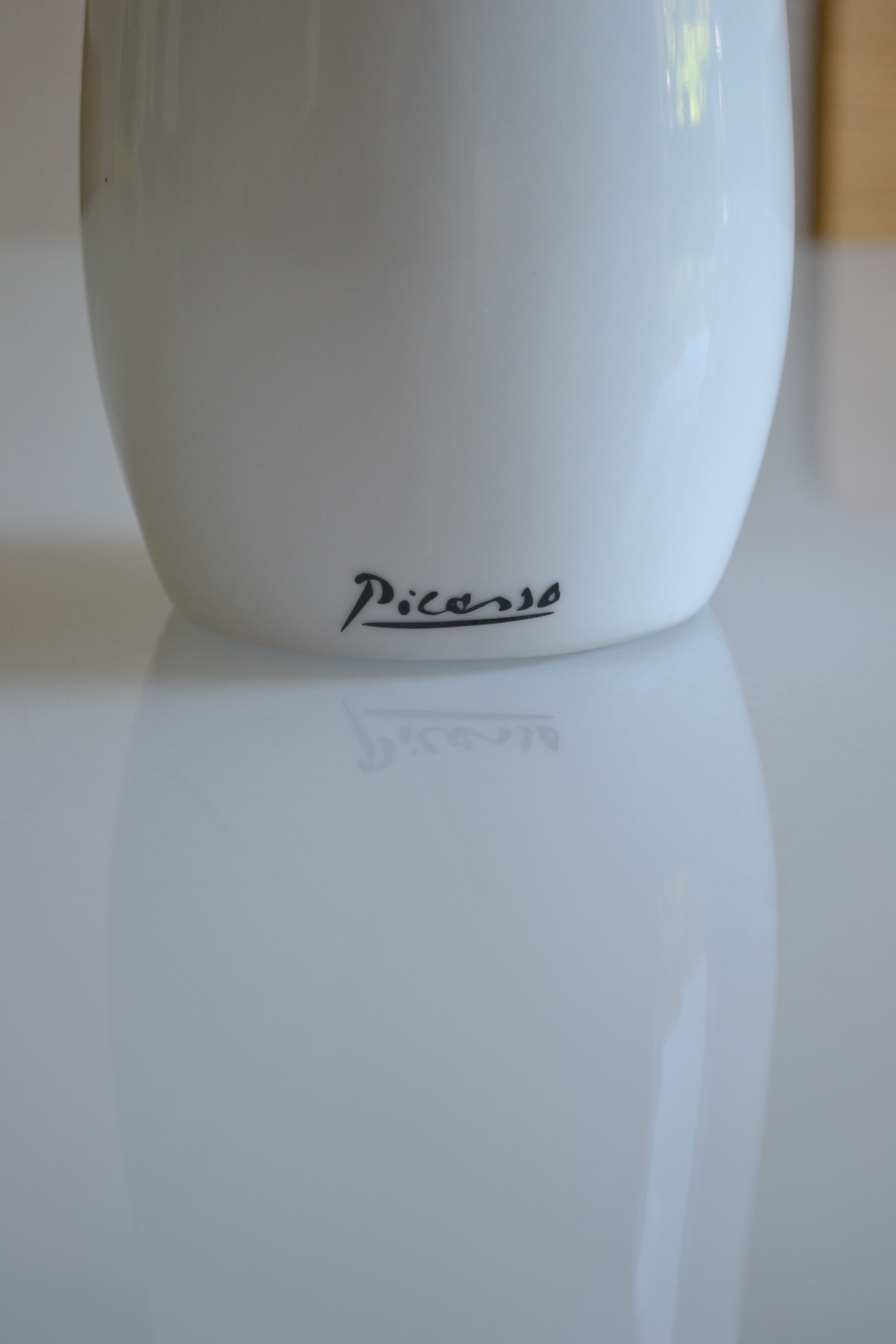 Ceramic vase after picasso " head leaning on the hands " 1962