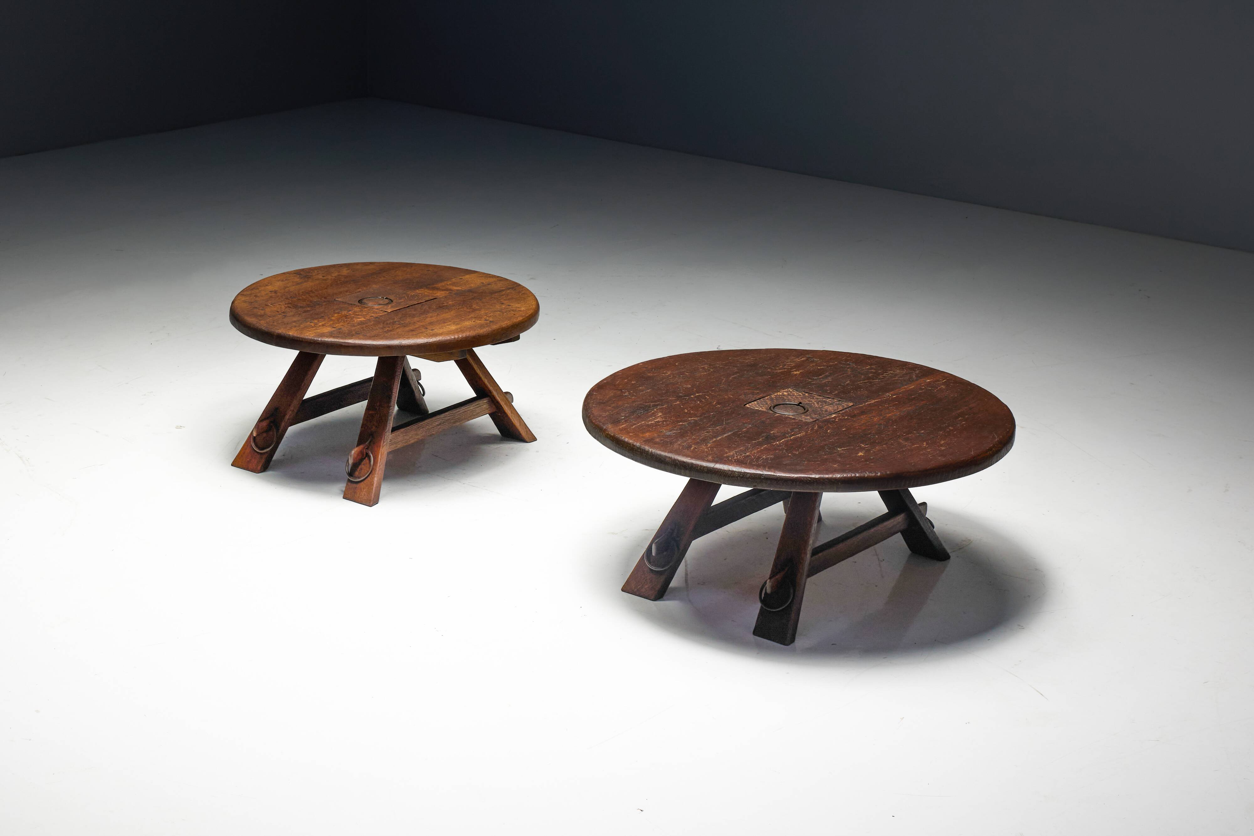 Rustic Antique Coffee Table, France, 1960s