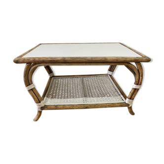 Rattan table