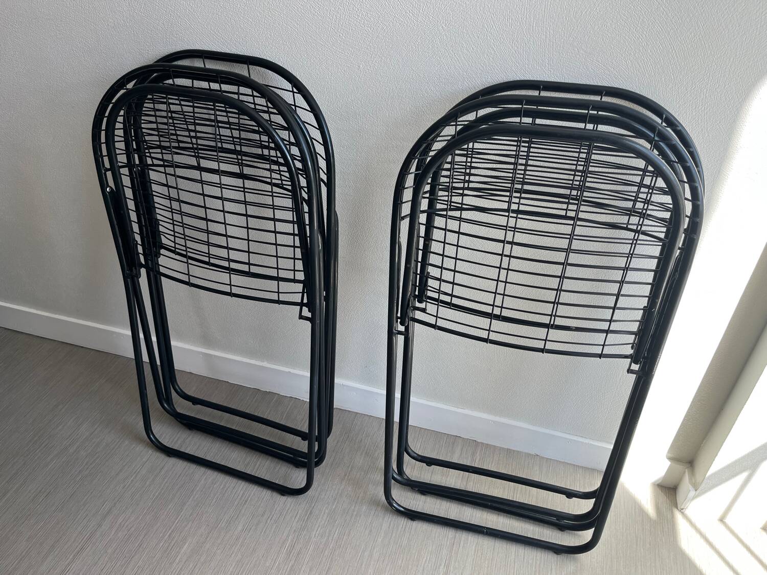 Vintage folding chairs Aland by Niels Gammelgaard