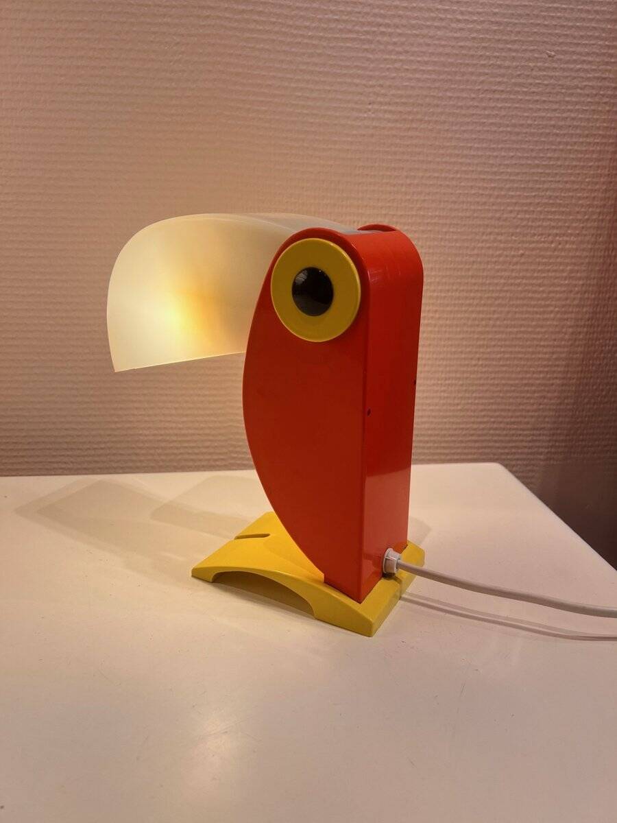 Lampe de bureau Toucan de Ferrari / OTF Verona, 1970s