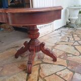 Table guéridon violoné acajou epoque xix°