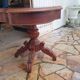 Mahogany violin pedestal table, 19th century