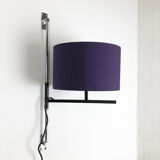 Original minimalist adjustable metal wall light, Germany 1960s
