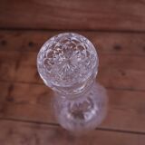 Carafe à vin en verre taillé avec son bouchon 24cm