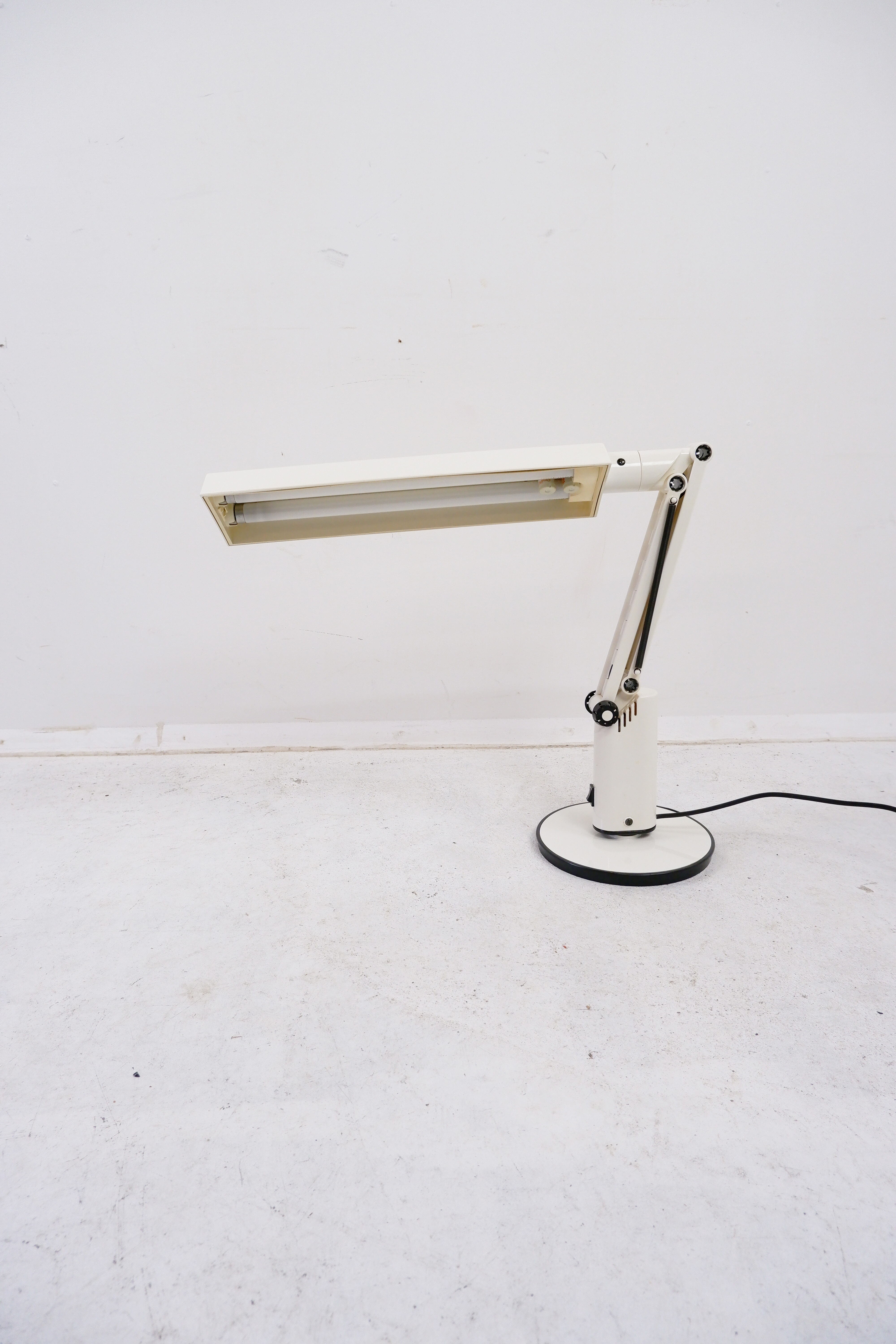 Fagerhults white desk lamp model “Lucifer”, 1970s