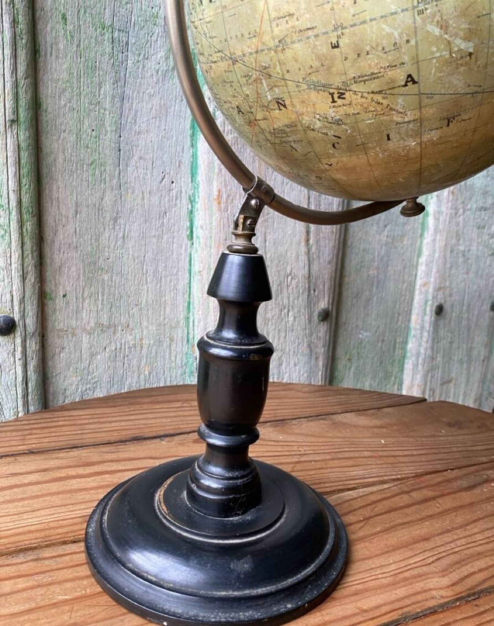 Ancien Globe Terrestre J. Lebègue & Cie, Paris — Environ 1885 / 1890 (Édition