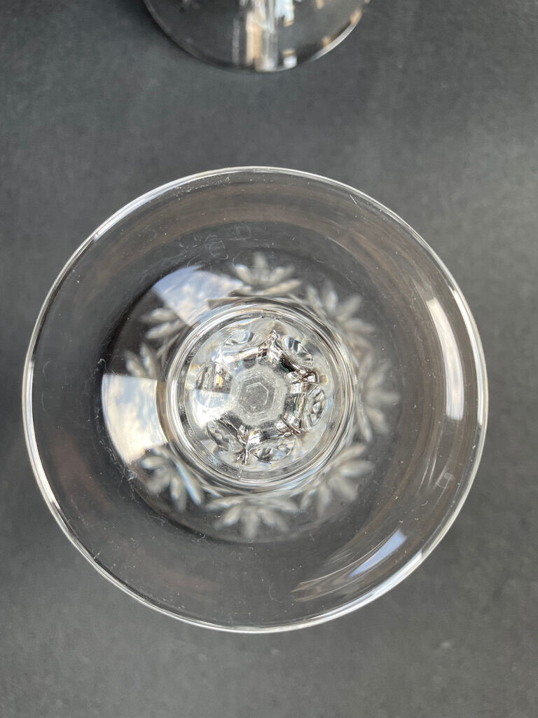 Champagne Glasses (5) - Mid-century modern - Crystal