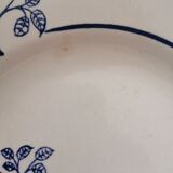 Old St Amand flat plates, blue roses