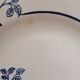 Old St Amand flat plates, blue roses