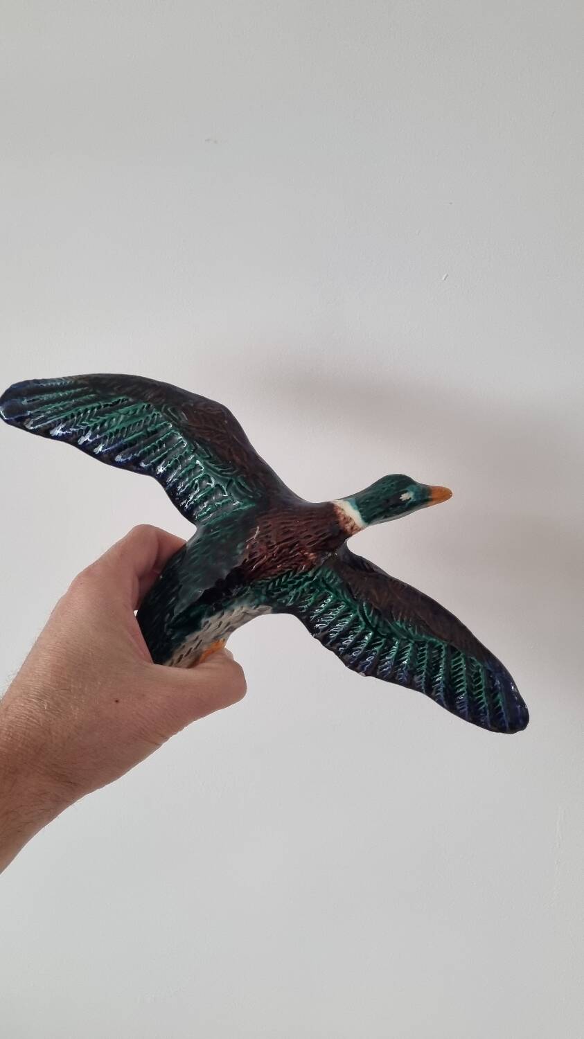 Pair of slip-cast ducks