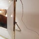 Bright mirror, frame gold and chrome, brass 30 years - 30x36cm