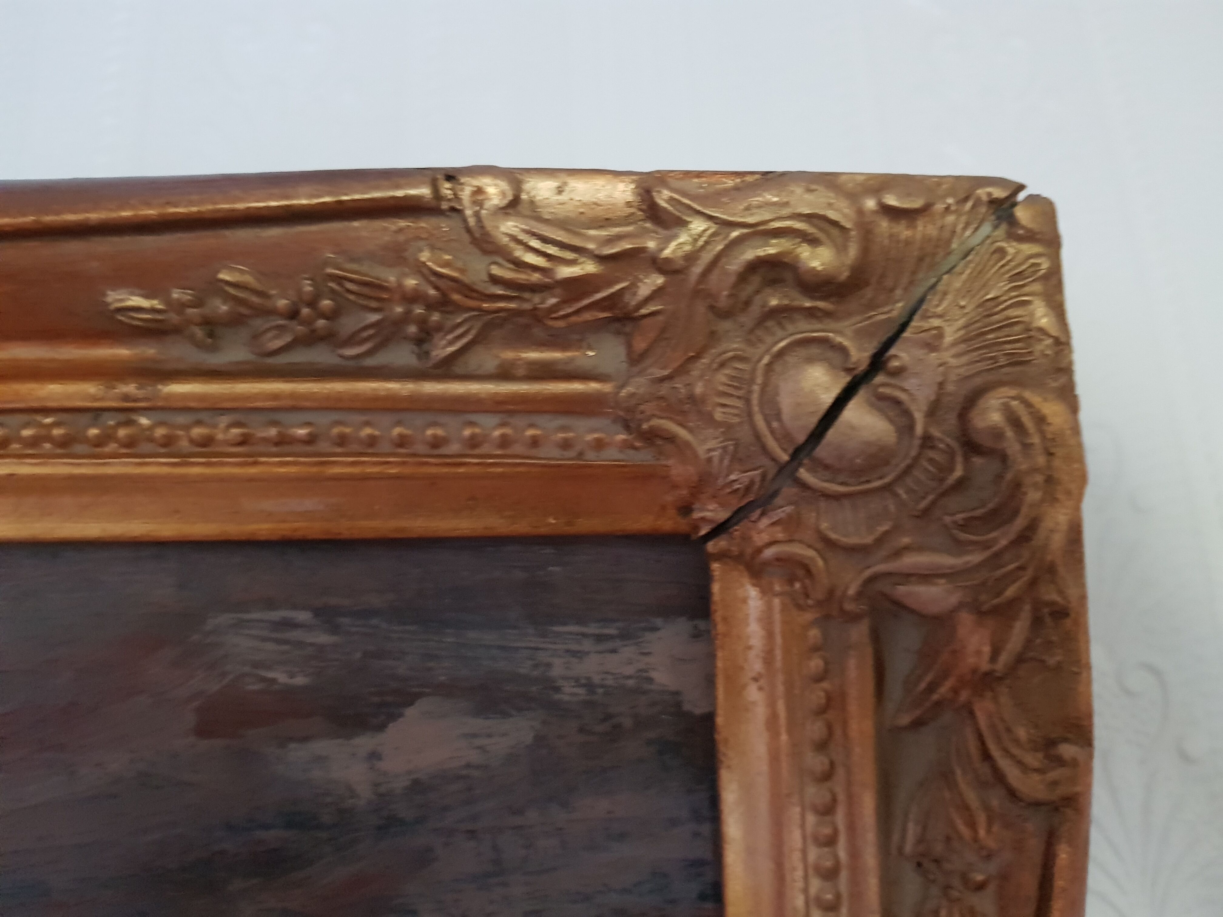 Oil painting - reproduction of Monet's Impression, rising sun