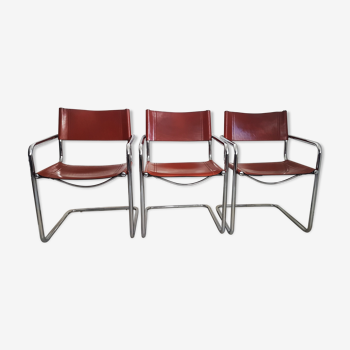 Trio de chaises design