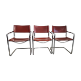 Trio de chaises design