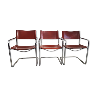 Trio de chaises design