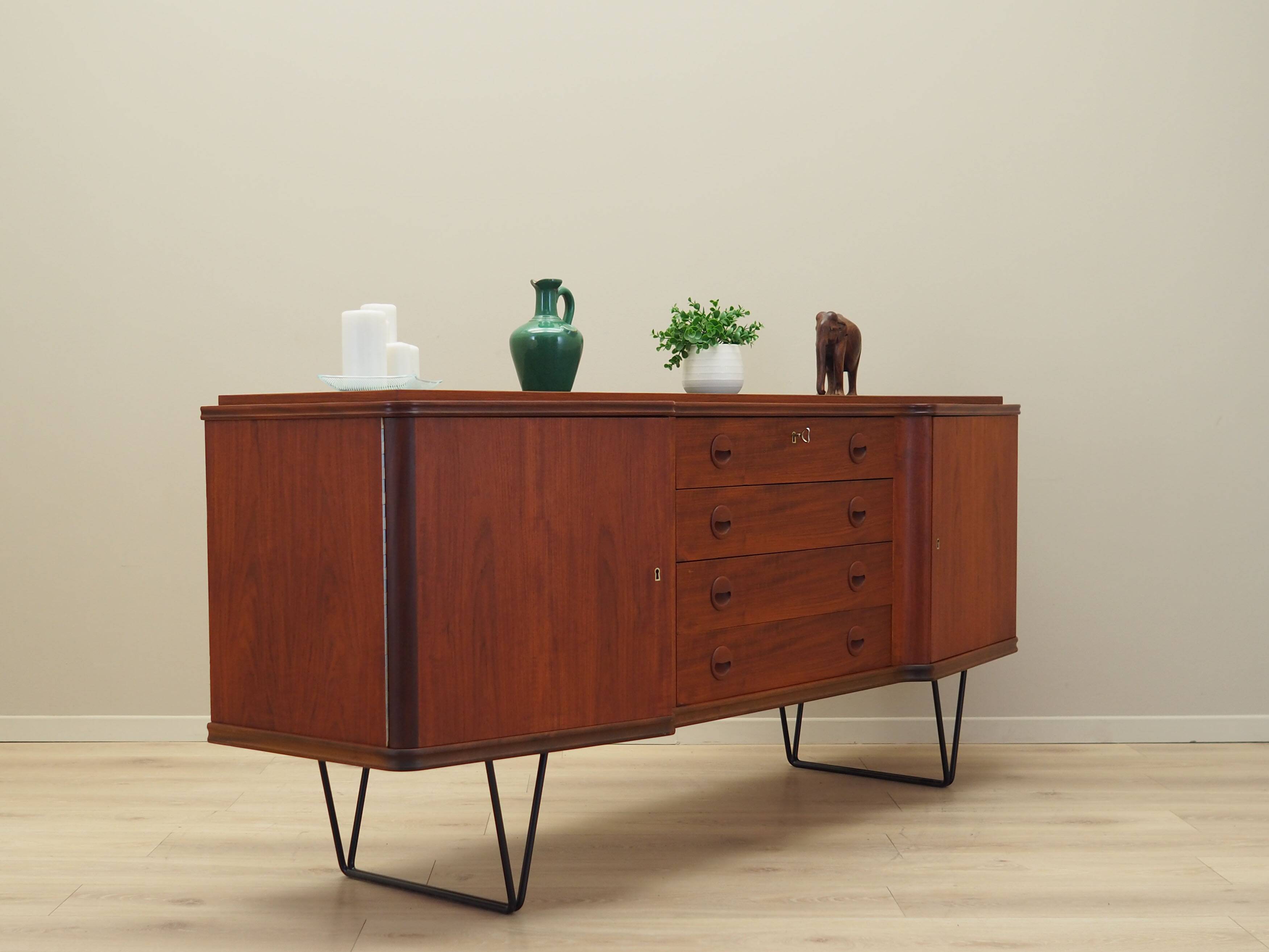 Teak sideboard, Danish design, 1970s, production: Denmark